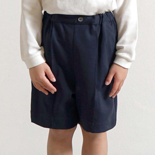 お受験服 ストレッチピンタックパンツ ネイビー 90cm・100cm・110cm・120cm