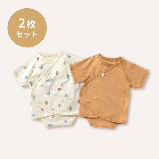PATTO SATTO HADAGI 2枚セット キャラメル 50-60・60-70cm
