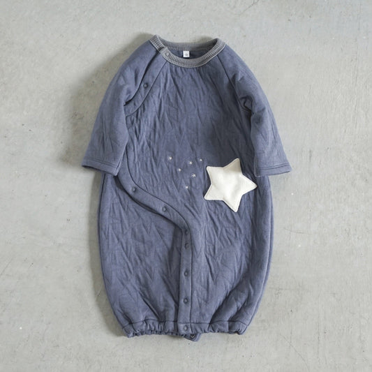 starキルト 2wayドレス ブルー 50-70cm / ツーウェイオール