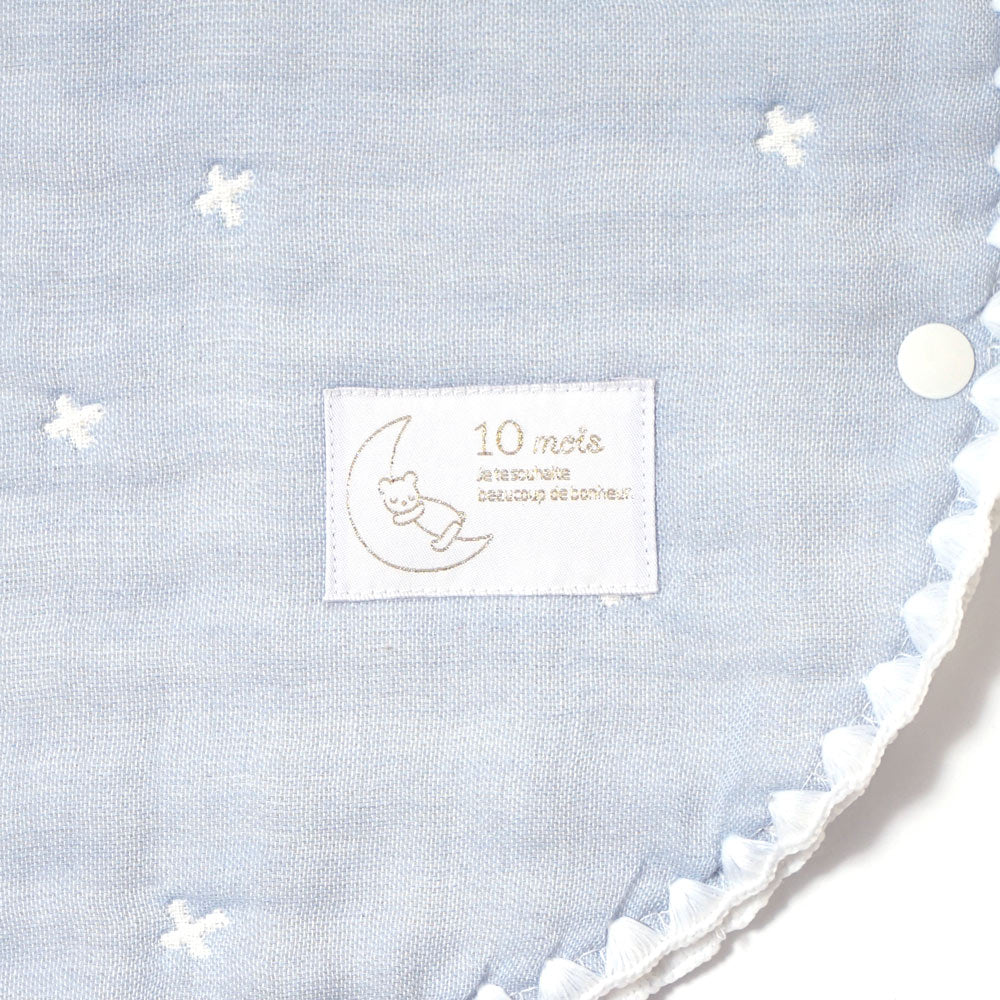 1万円ぴったり　出産祝いギフトセット　ブルー/ 名入れ刺繍可 スリーパー