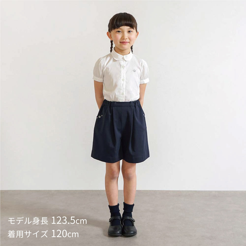 お受験服 パフスリーブ半袖ブラウス 100cm・110cm・120cm