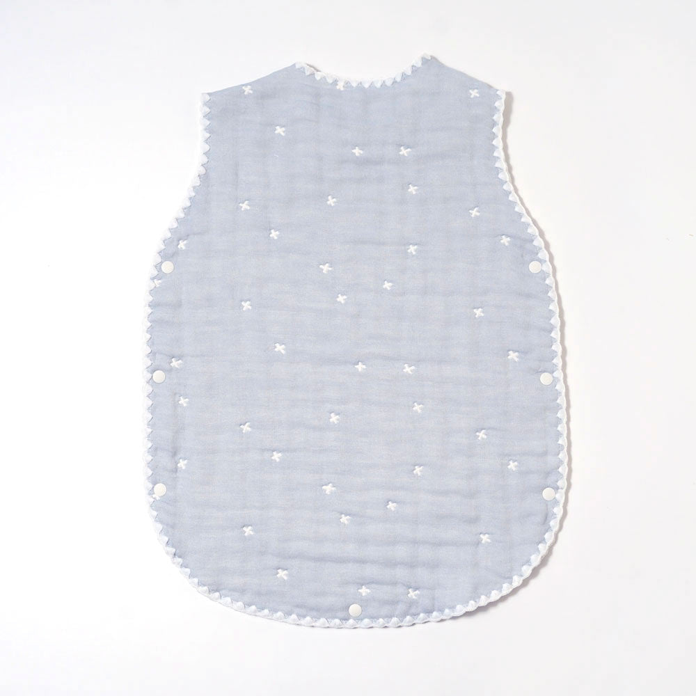 1万5千円ぴったり　出産祝いギフトセット　ブルー/ 名入れ刺繍可 スリーパー