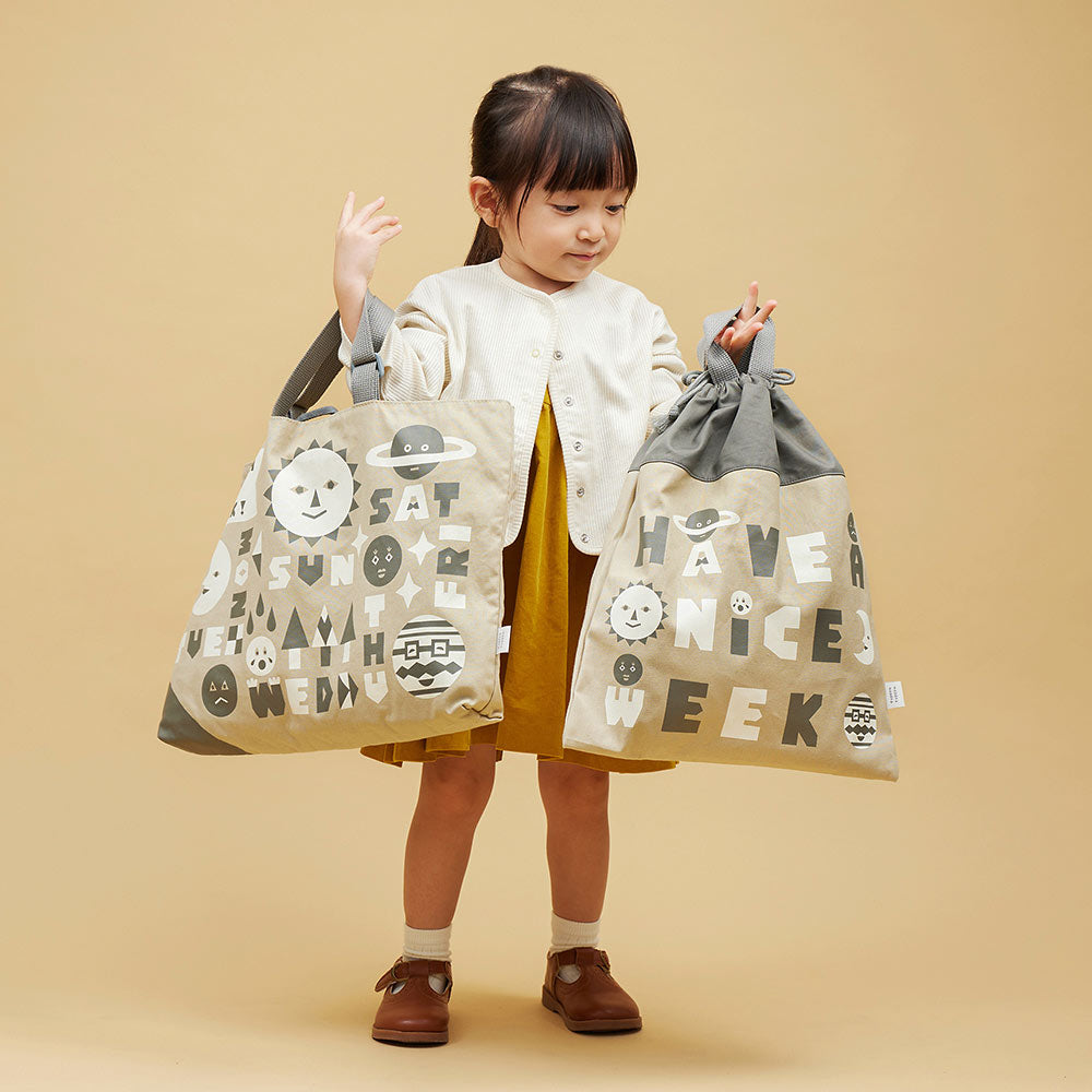 tupera tupera 入園・入学バッグ 3点セット　マスカット