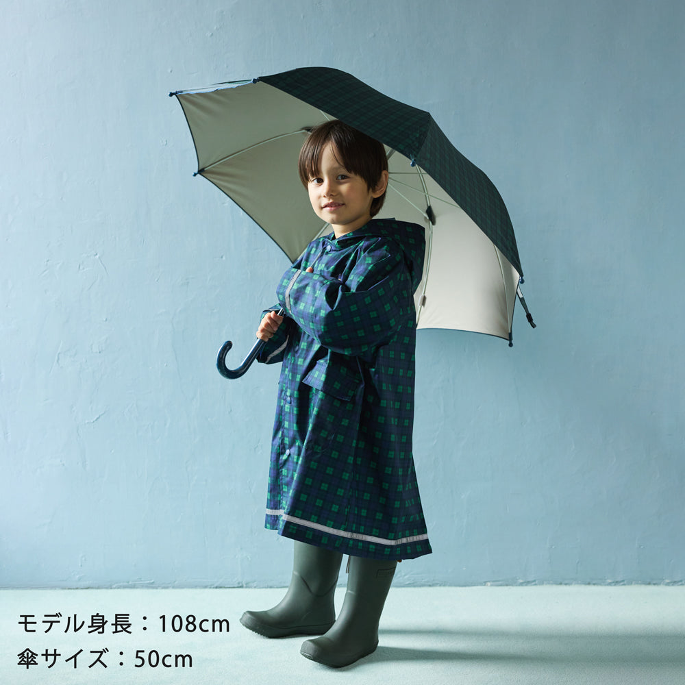子供用傘(晴雨兼用) black watch 45cm・50cm 日傘