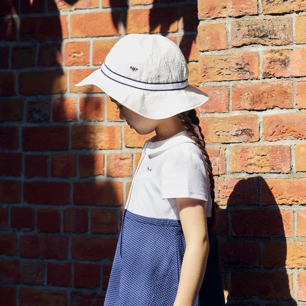 お受験服　帽子　女の子　通塾