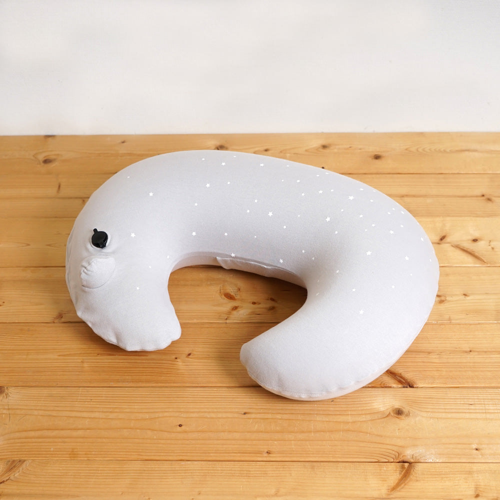 AIR PUSHION（授乳クッション） グレー星柄　カバー単品