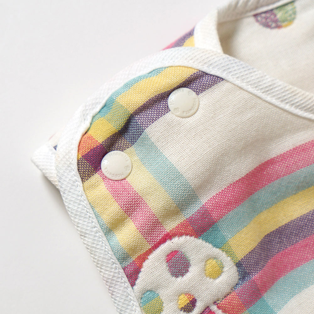 シャンピニオン ドゥ　スリーパー(キッズサイズ)　6重ガーゼ　/ 名入れ刺繍可