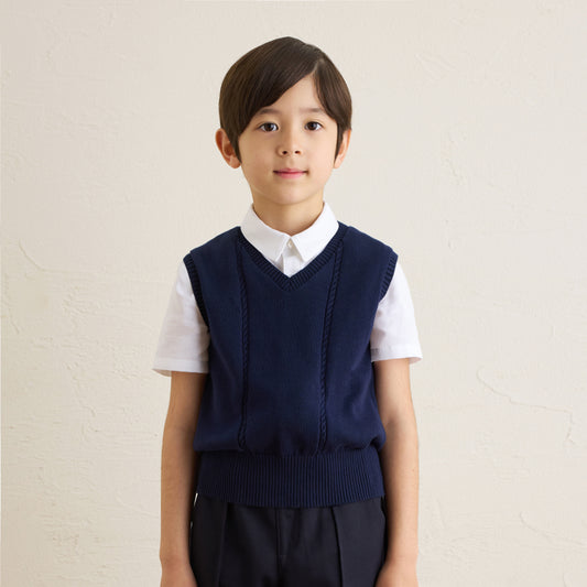 お受験服　男の子　ベスト