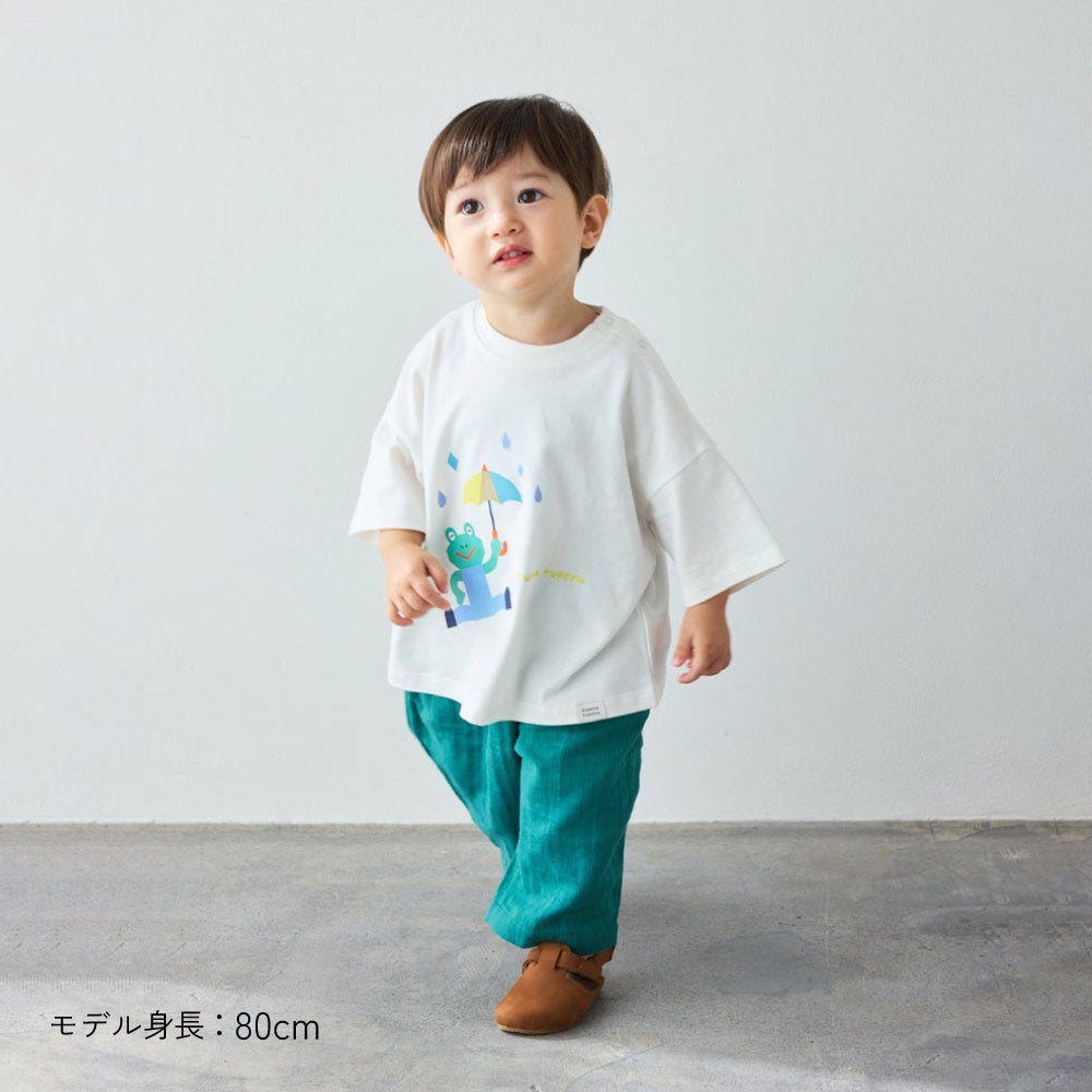 tupera tupera 親子Tシャツ(キッズ) オフホワイト 80-90cm