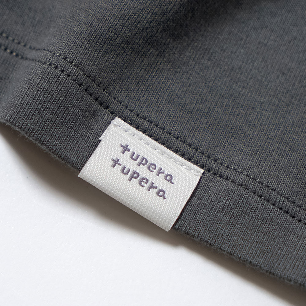 tupera tupera 親子Tシャツ(大人) チャコール Lサイズ / 大人服