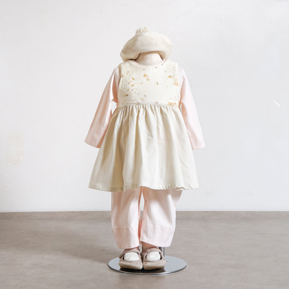 ボアエプロン エクリュ 70-90cm ・80-100cm / ワンピース