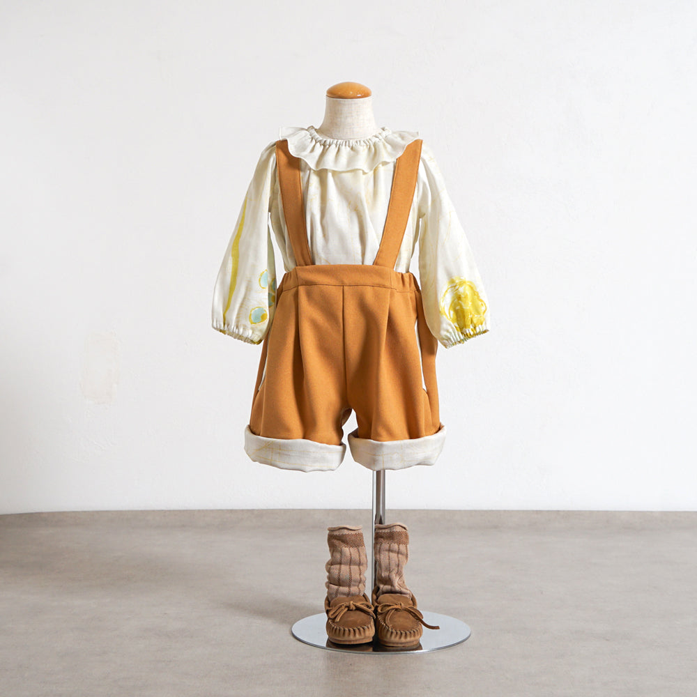 グロウパンツ マスタード80-110cm