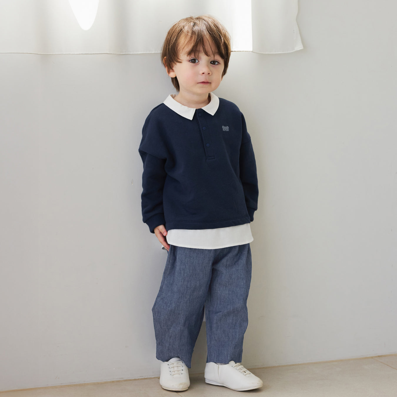 ストレッチコクーンパンツ グレー 80cm 90cm 100cm 110cm