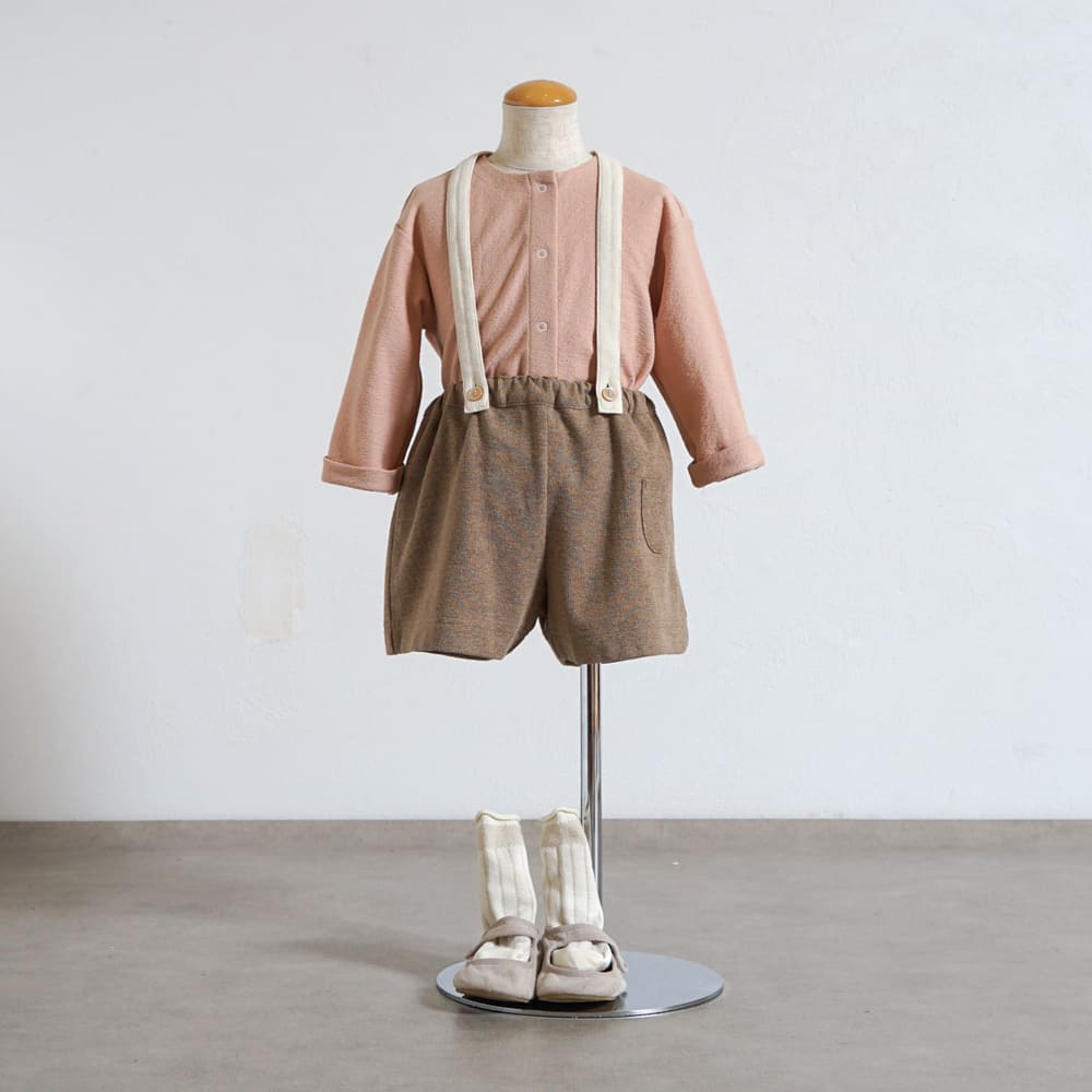 ライトカーディガン ピーチ 70-80・80-90・90-100cm