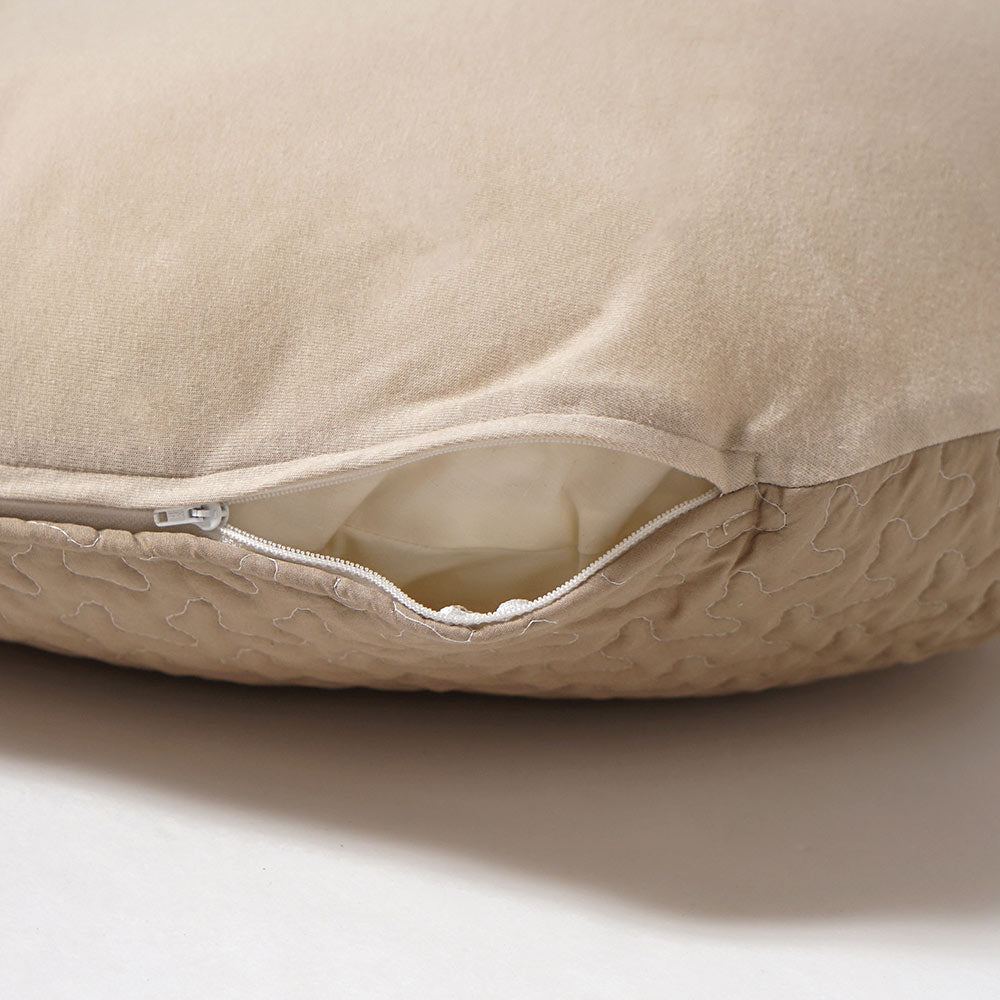 Pitatto Fit Cushion Long 授乳クッション カバー＆中しんセット　イブル　モカ