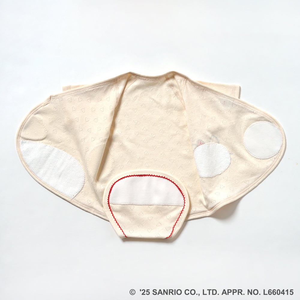 【次回入荷8月中旬頃予定】HELLO KITTY Hoppetta PATTO SATTO HADAGIパターンメッシュ 50-60cm 60-70cm
