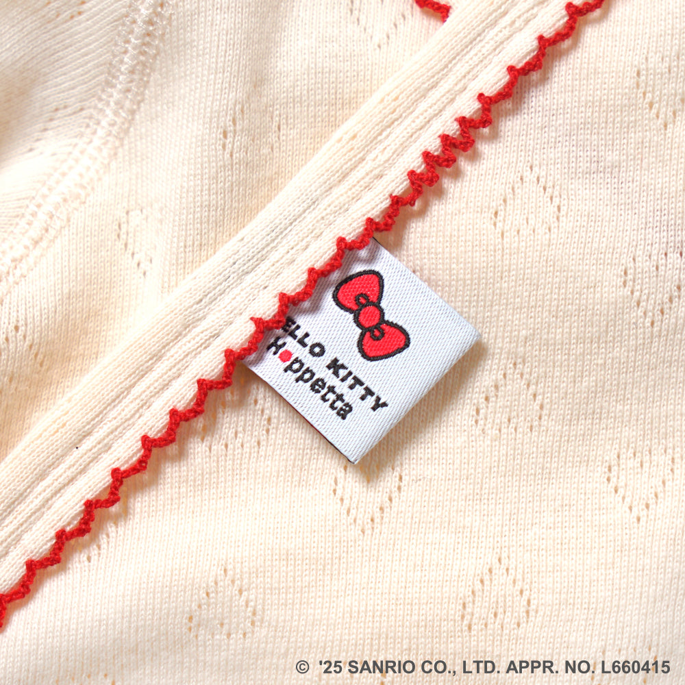 【次回入荷8月中旬頃予定】HELLO KITTY Hoppetta PATTO SATTO HADAGIパターンメッシュ 50-60cm 60-70cm