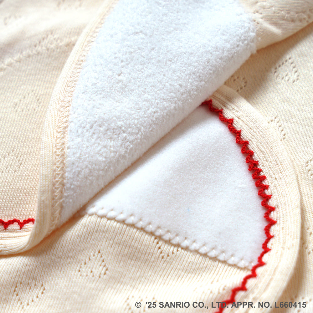 【次回入荷8月中旬頃予定】HELLO KITTY Hoppetta PATTO SATTO HADAGIパターンメッシュ 50-60cm 60-70cm