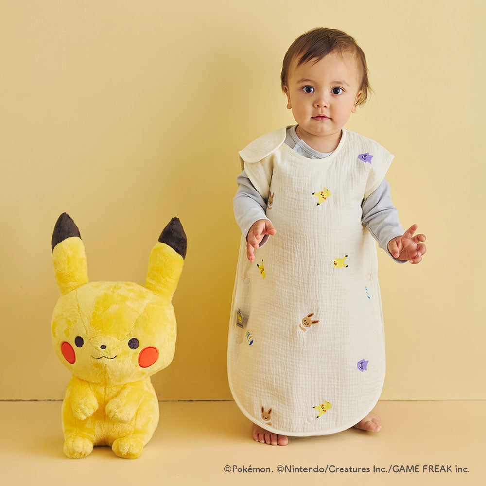 【次回入荷予定あり】monpoké うすわたガーゼスリーパー(ベビーサイズ)