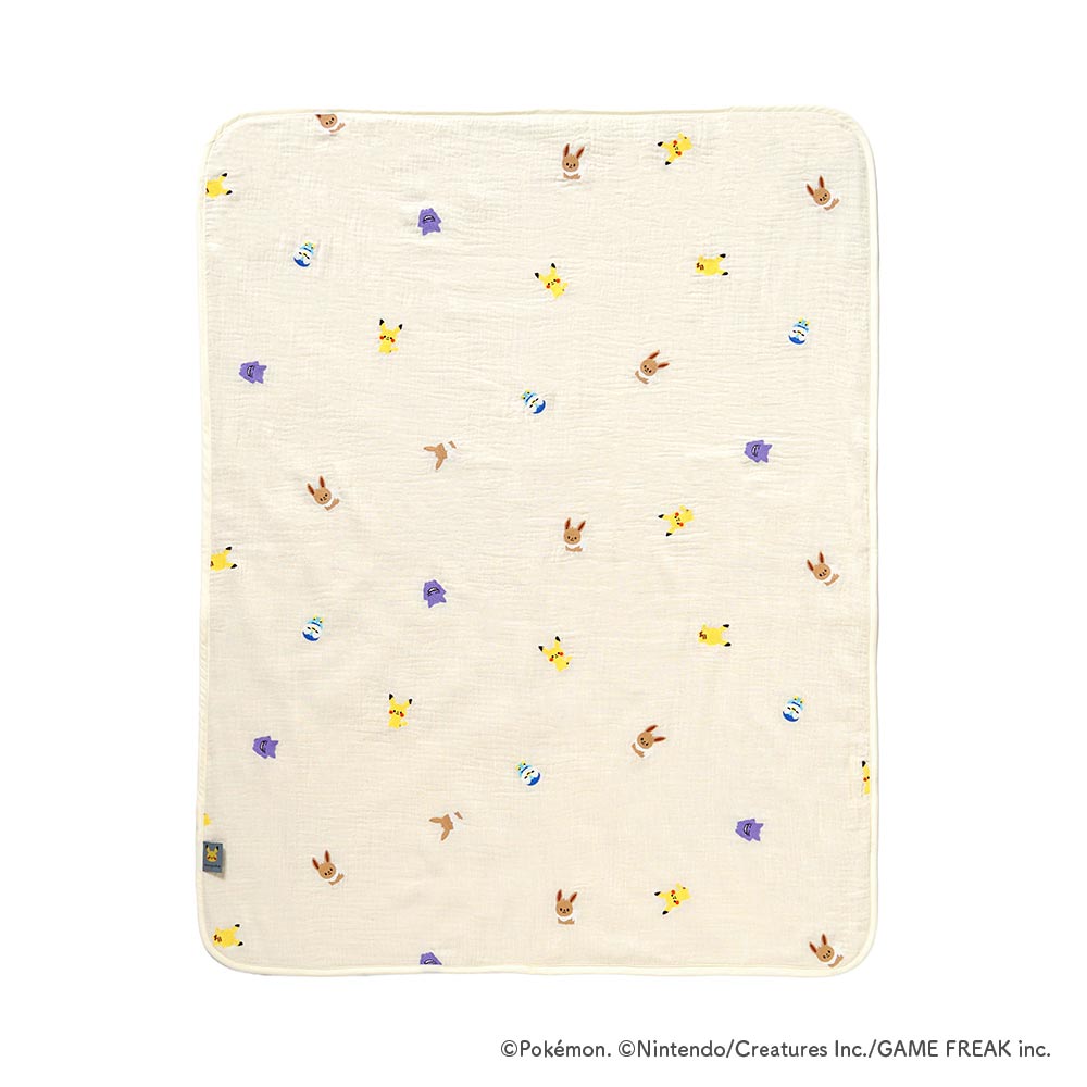 【次回入荷予定あり】monpoké うすわたガーゼケット(ミニサイズ 70×90cm)
