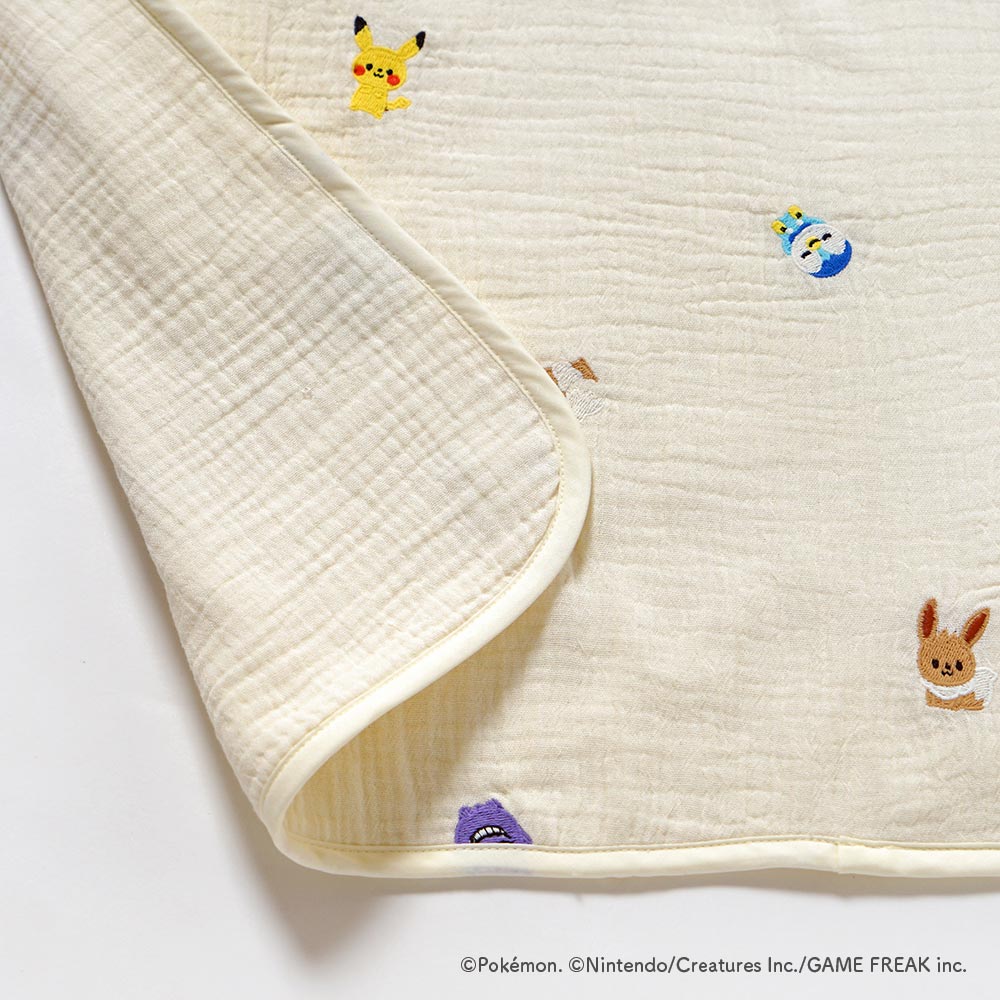 【次回入荷予定あり】monpoké うすわたガーゼケット(ミニサイズ 70×90cm)