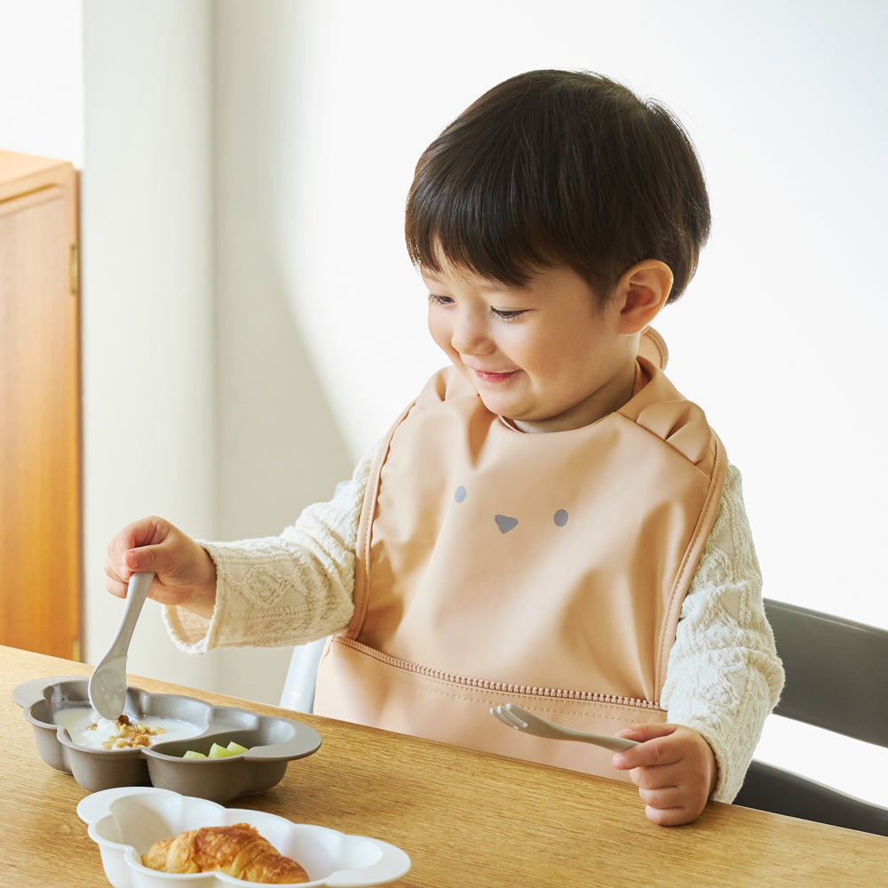 お食事ポーチロン 袖なし ミントグリーン / お食事エプロン