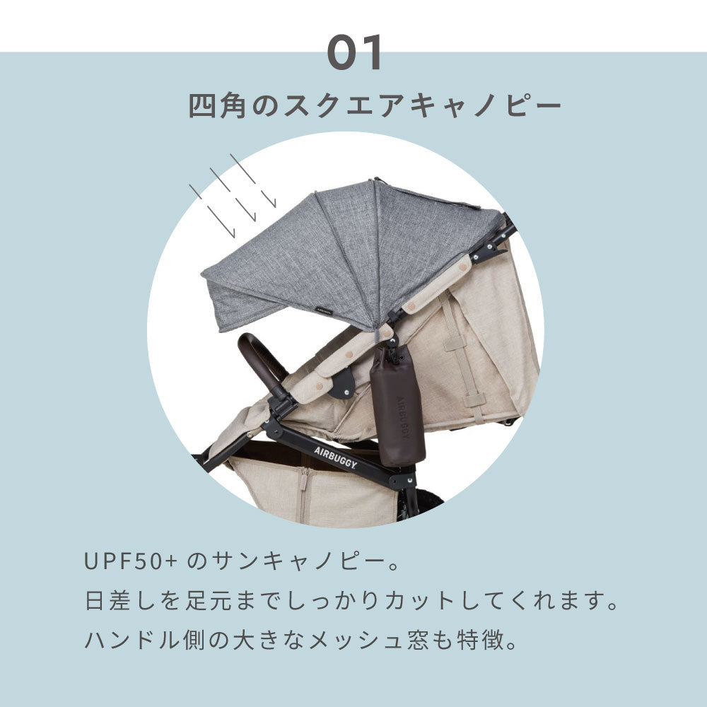 【プレゼント付】ココプレミア フロムバース WHITE ASH / ベビーカー　新生児～４歳頃
