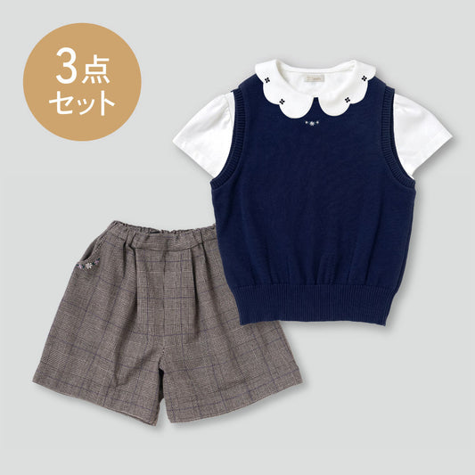 お受験服　女の子　行動観察