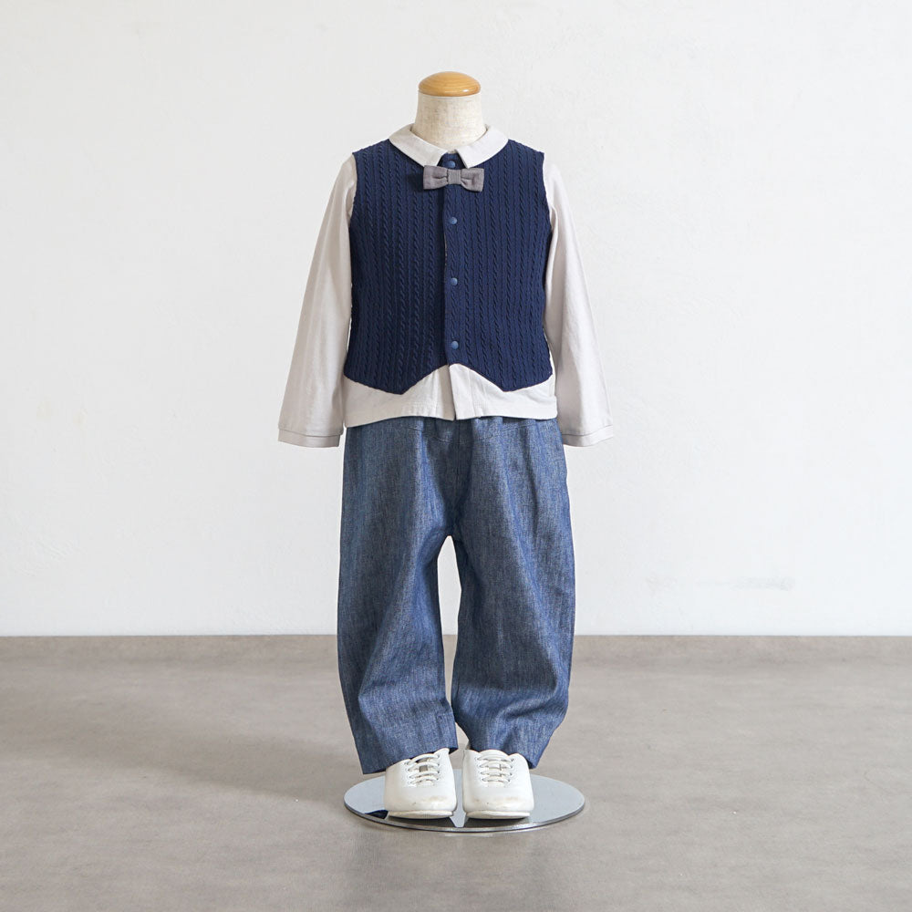 ストレッチコクーンパンツ ネイビー 80cm 90cm 100cm 110cm
