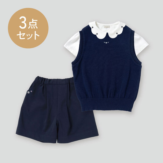 お受験服　女の子　行動観察