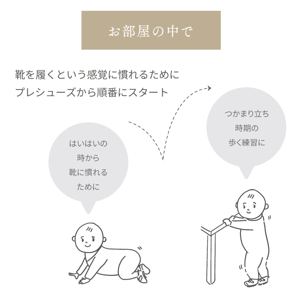 プレシューズ　ストラップ　グレー 11.5cm・12.0cm・12.5cm / ベビーシューズ 靴