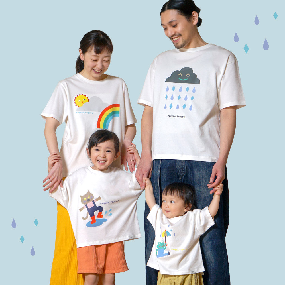 tupera tupera 親子Tシャツ(キッズ) オフホワイト 80-90cm
