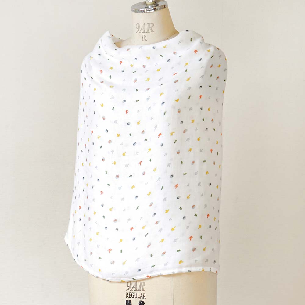 SWADDLE bamboo(スワドルバンブー)　2枚セット　りす・きのこ