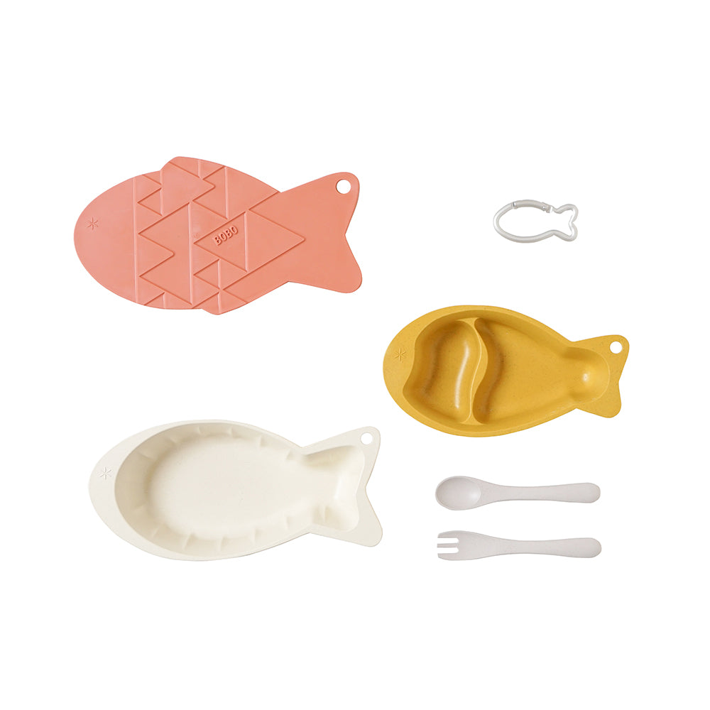 mamamanma(マママンマ) &go お食事セット テラコッタ / 離乳食食器 アウトドア