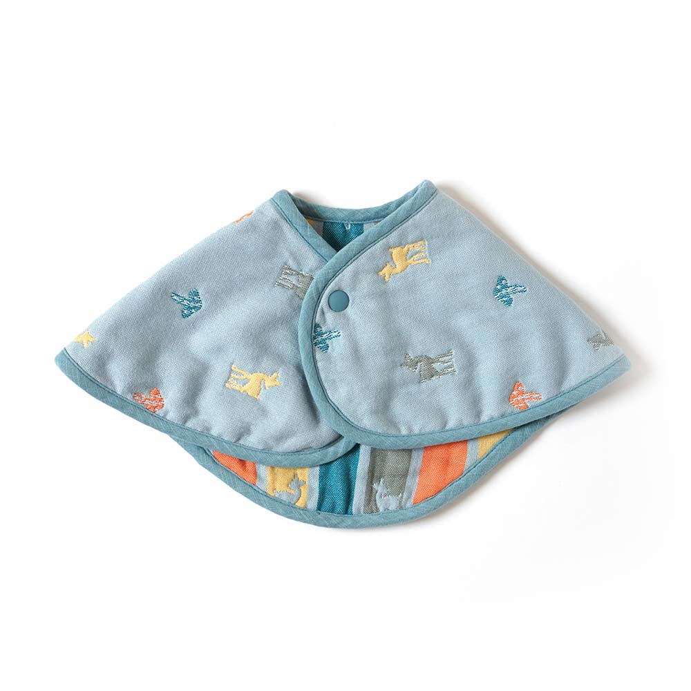 Amelie(アメリ)　ふくふくガーゼ 2wayビブ(2枚セット)  / 名入れ刺繍可