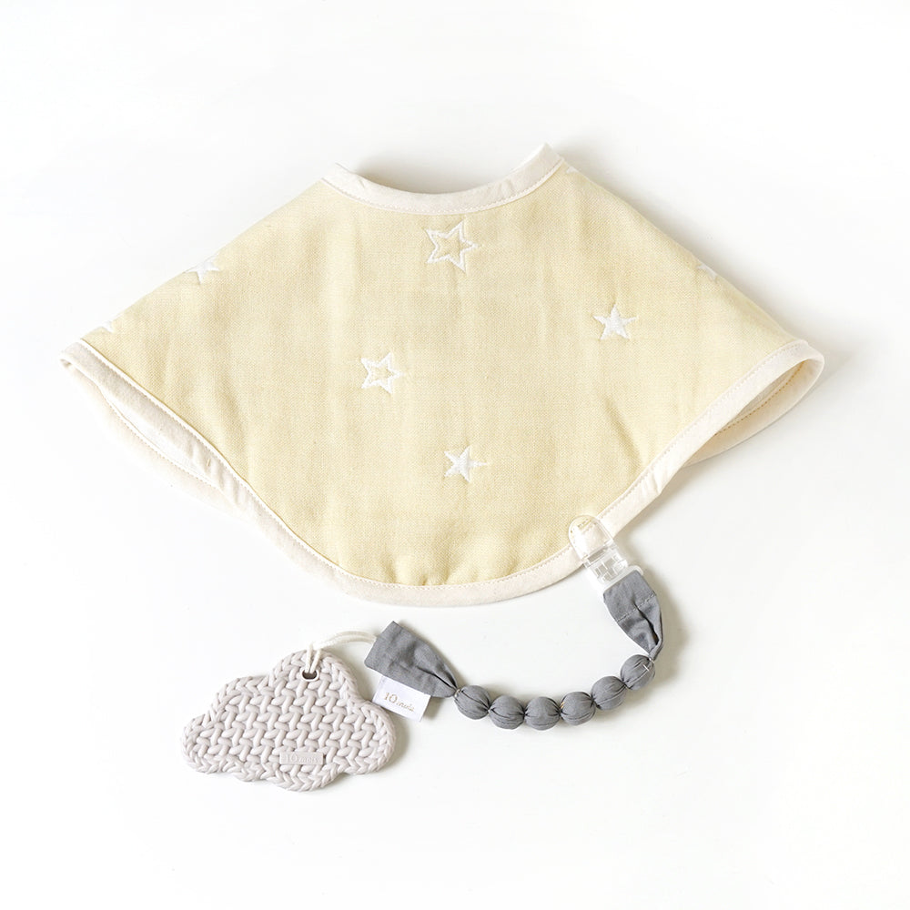 TEETHER(歯がため)　クラウド　ホルダー付き　グレー
