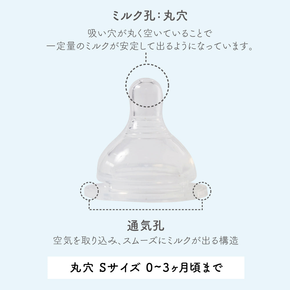 帆布BAGギフト　ベビーボトル・ビブ・ポーチ シェルピンク  / 出産祝い