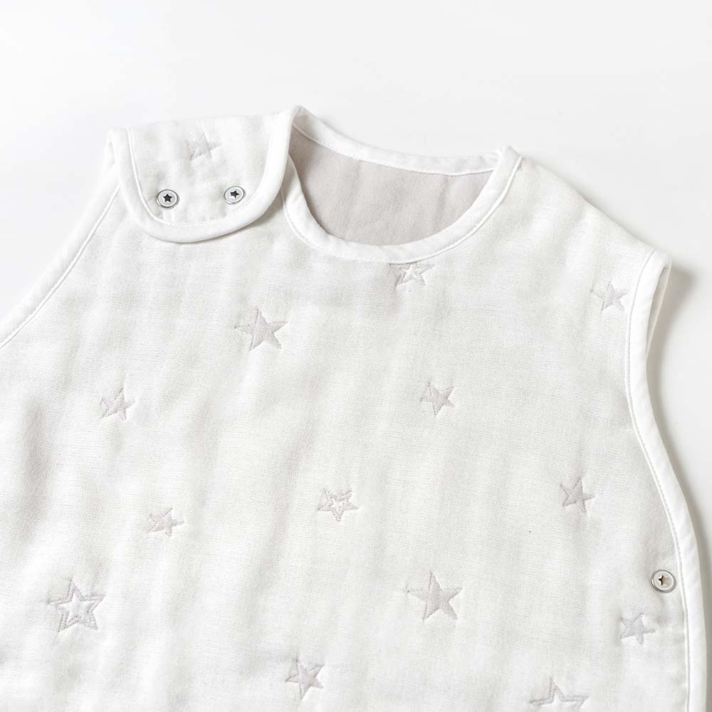 スリーパー　ベビーサイズ ふくふくガーゼ(6重ガーゼ)　 / 名入れ刺繍可