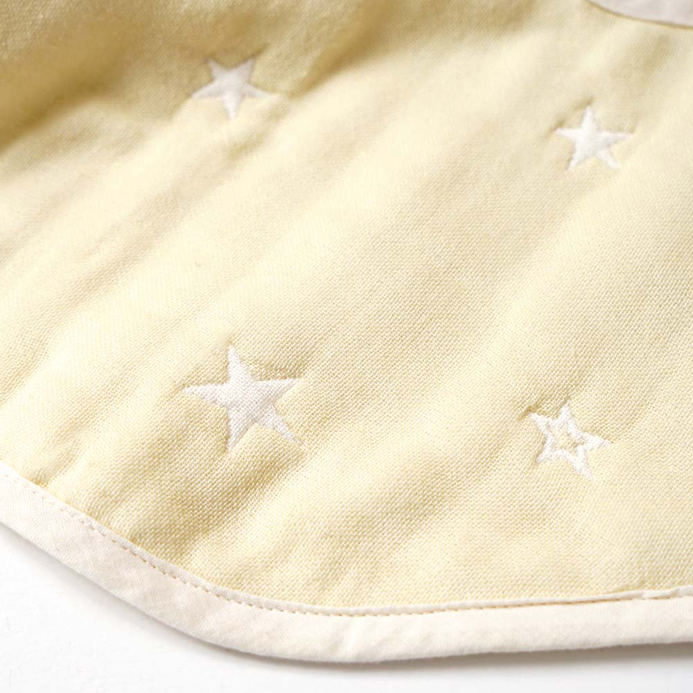 2wayビブ(2枚セット) エクリュ ふくふくガーゼ(6重ガーゼ)   / 名入れ刺繍可