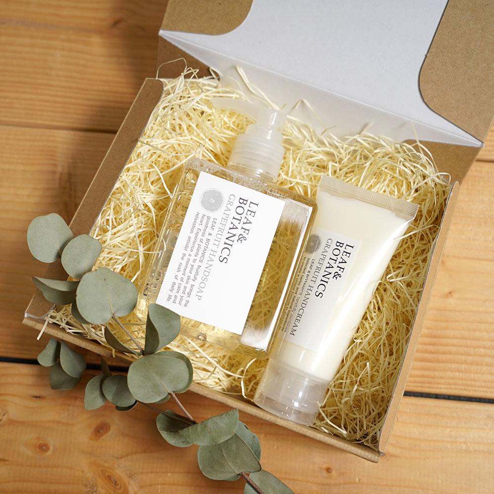 LEAF&BOTANICSギフトセット（ハンドケア2pcs：グレープフルーツ）●