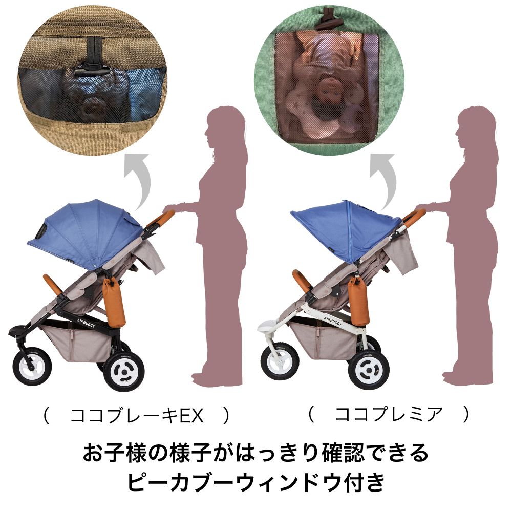 ココプレミア フロムバース CLOVER / ベビーカー　新生児～４歳頃