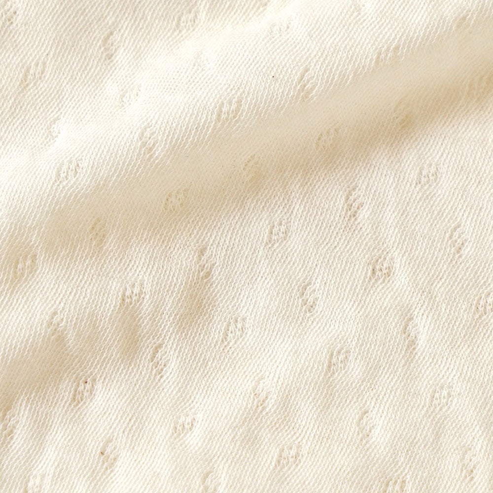 短肌着　オーガニックコットン　きなり　50-60cm / ベビー肌着