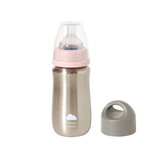 mamamanma(マママンマ)　ベビーボトル シェルピンク  哺乳瓶　水筒