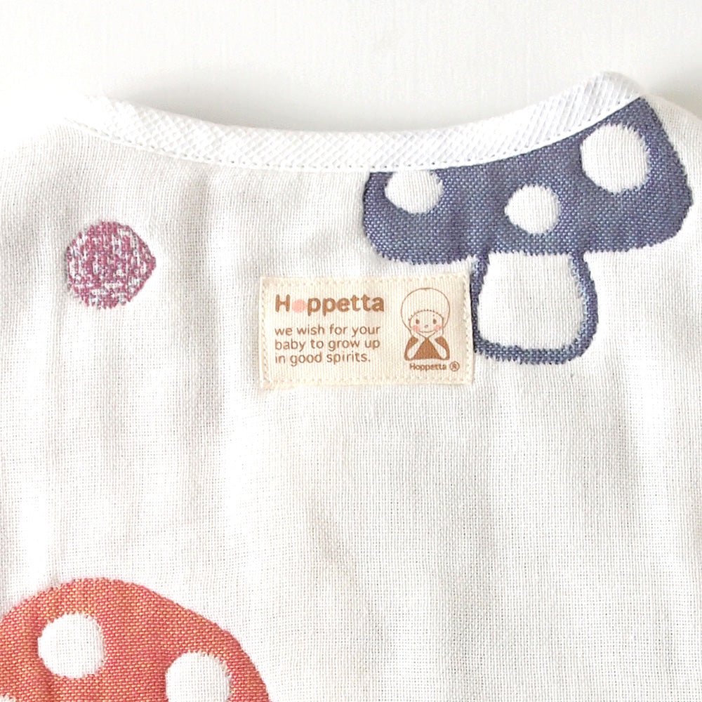 シャンピニオンスリーパー＆ハンカチ ギフトセット / 出産祝い 名入れ刺繍可