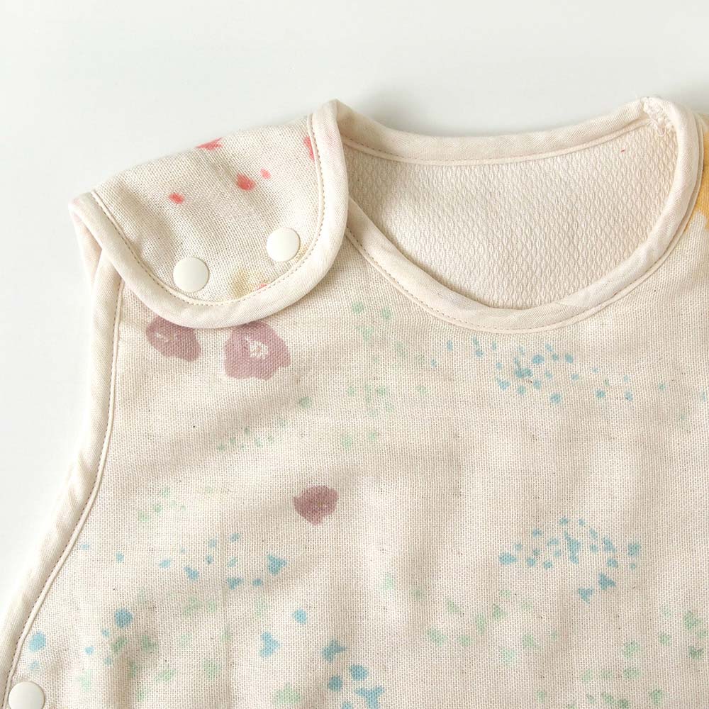 アメザイク　スリーパー　ベビーサイズ　ふくふくガーゼ(6重ガーゼ)　 / 名入れ刺繍可