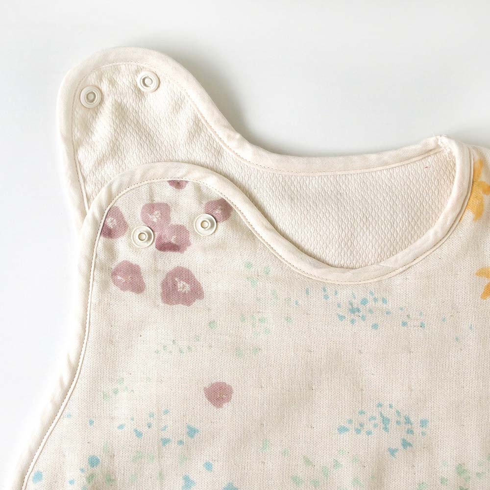 アメザイク　スリーパー　ベビーサイズ　ふくふくガーゼ(6重ガーゼ)　 / 名入れ刺繍可