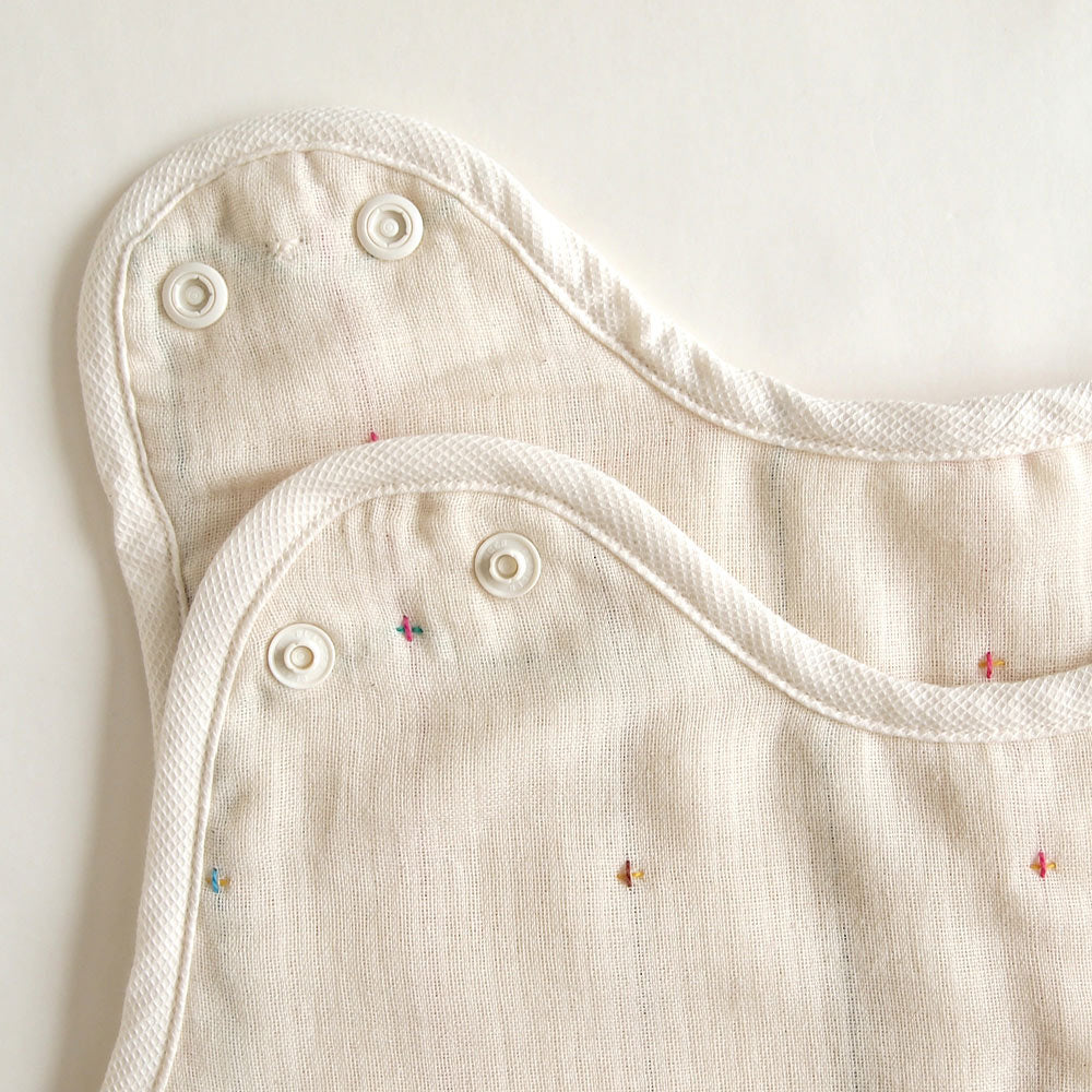 スリーパー ふくふくガーゼ(6重ガーゼ)　ベビーサイズ / BOBO / 名入れ刺繍可