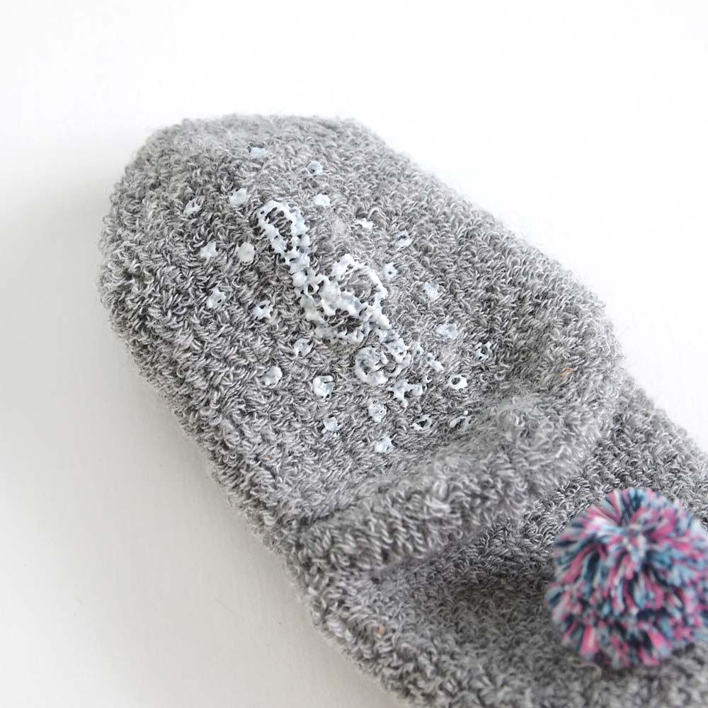 パイルくつした グレー 7～9cm・9～11cm