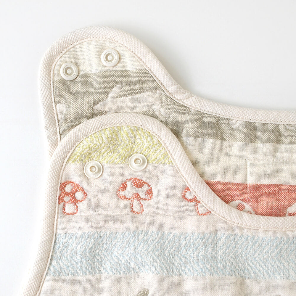 ラパンラパン　スリーパー　ベビーサイズ　ふくふくガーゼ(6重ガーゼ)　/ 名入れ刺繍可