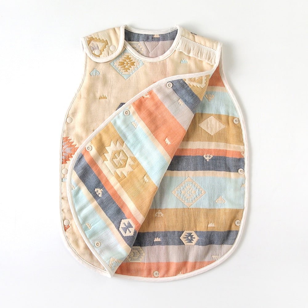 トーテム　スリーパー　トドラー・キッズサイズ　ふくふくガーゼ(6重ガーゼ)  / 名入れ刺繍可
